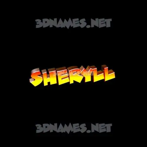 sheryll in Black Background style - 3D name wallpaper sheryll in Black Background style - 3D name wallpaper