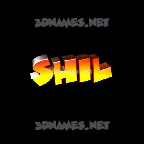 shil in Black Background style - 3D name wallpaper shil in Black Background style - 3D name wallpaper