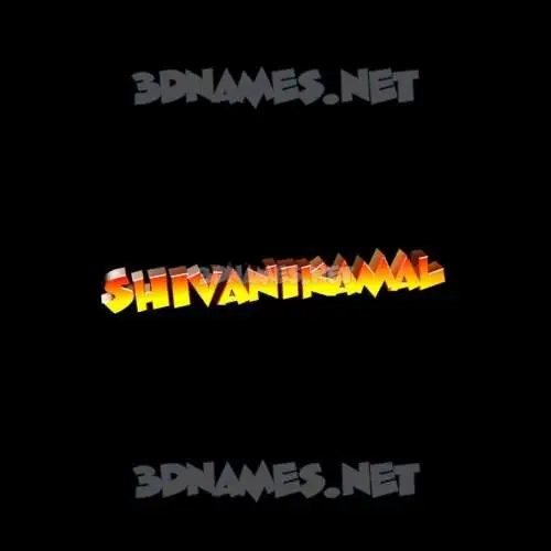 shivanikamal in Black Background style - 3D name wallpaper shivanikamal in Black Background style - 3D name wallpaper