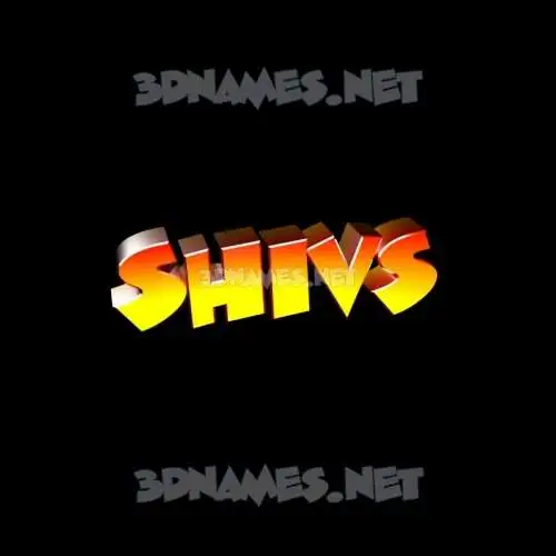 shivs in Black Background style - 3D name wallpaper shivs in Black Background style - 3D name wallpaper