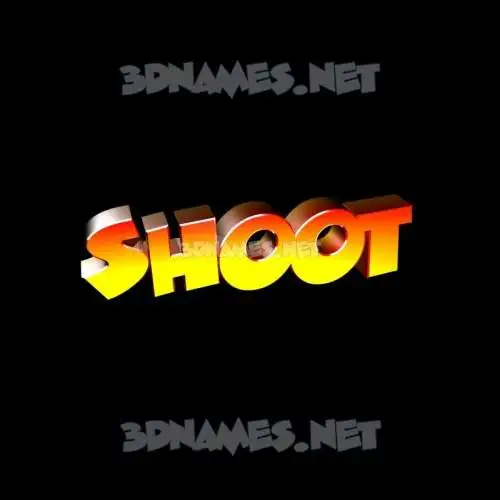 shoot in Black Background style - 3D name wallpaper shoot in Black Background style - 3D name wallpaper