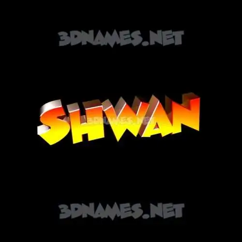 shwan in Black Background style - 3D name wallpaper shwan in Black Background style - 3D name wallpaper
