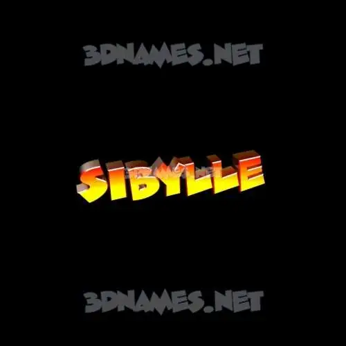 sibylle in Black Background style - 3D name wallpaper sibylle in Black Background style - 3D name wallpaper