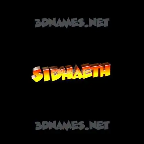 sidhaeth in Black Background style - 3D name wallpaper sidhaeth in Black Background style - 3D name wallpaper
