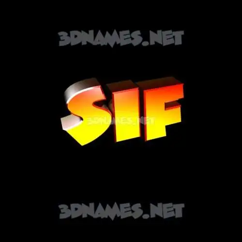 sif in Black Background style - 3D name wallpaper sif in Black Background style - 3D name wallpaper