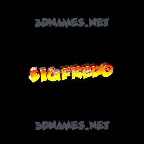 sigfredo in Black Background style - 3D name wallpaper sigfredo in Black Background style - 3D name wallpaper