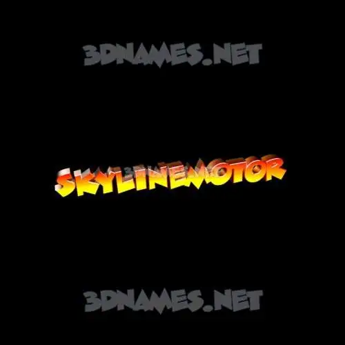 skylinemotor in Black Background style - 3D name wallpaper skylinemotor in Black Background style - 3D name wallpaper