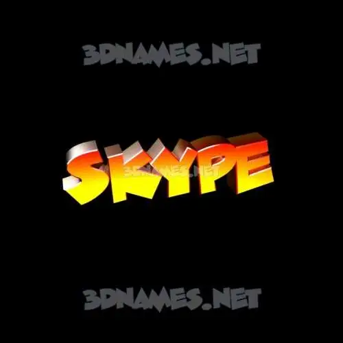 skype in Black Background style - 3D name wallpaper skype in Black Background style - 3D name wallpaper