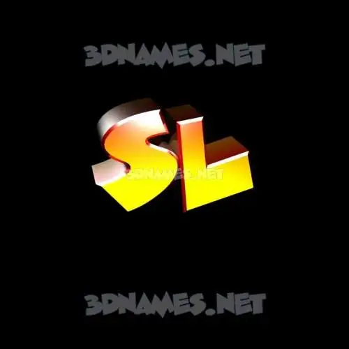 sl in Black Background style - 3D name wallpaper sl in Black Background style - 3D name wallpaper