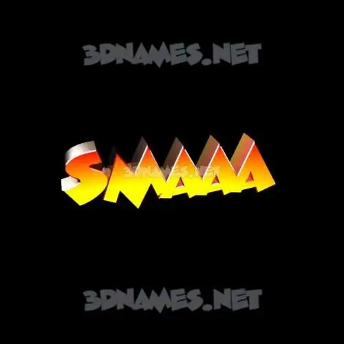 smaaa in Black Background style - 3D name wallpaper smaaa in Black Background style - 3D name wallpaper