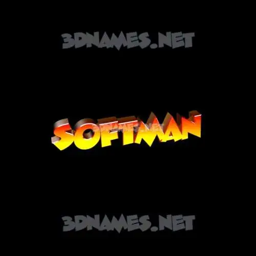 softman in Black Background style - 3D name wallpaper softman in Black Background style - 3D name wallpaper