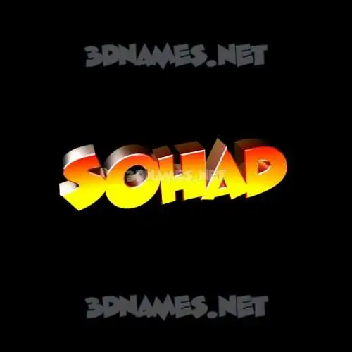 sohad in Black Background style - 3D name wallpaper sohad in Black Background style - 3D name wallpaper