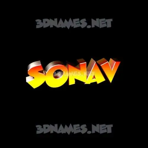 sonav in Black Background style - 3D name wallpaper sonav in Black Background style - 3D name wallpaper