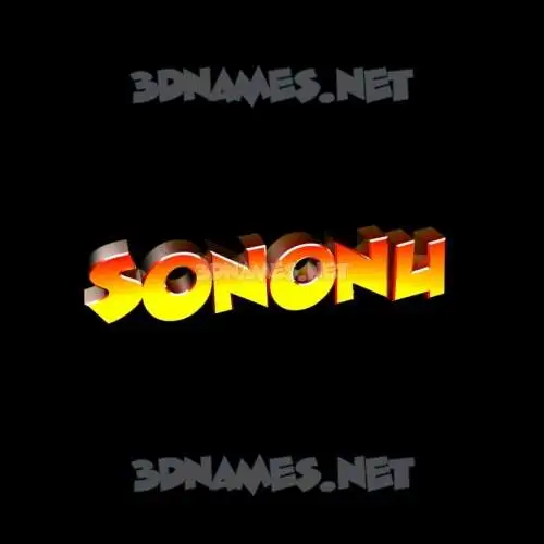 sononu in Black Background style - 3D name wallpaper sononu in Black Background style - 3D name wallpaper