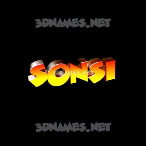 sonsi in Black Background style - 3D name wallpaper sonsi in Black Background style - 3D name wallpaper