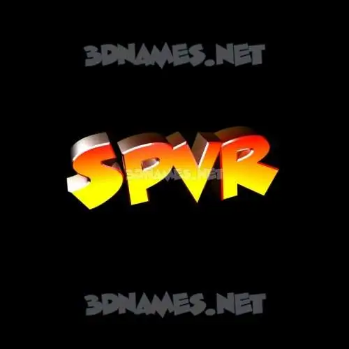 spvr in Black Background style - 3D name wallpaper spvr in Black Background style - 3D name wallpaper