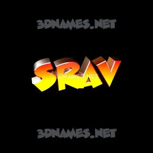 srav in Black Background style - 3D name wallpaper srav in Black Background style - 3D name wallpaper
