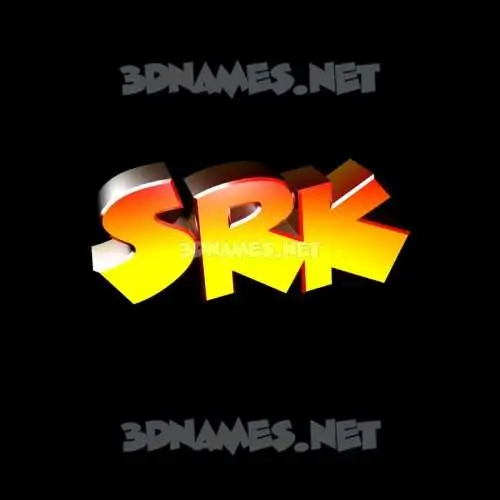 srk in Black Background style - 3D name wallpaper srk in Black Background style - 3D name wallpaper