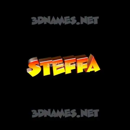 steffa in Black Background style - 3D name wallpaper steffa in Black Background style - 3D name wallpaper