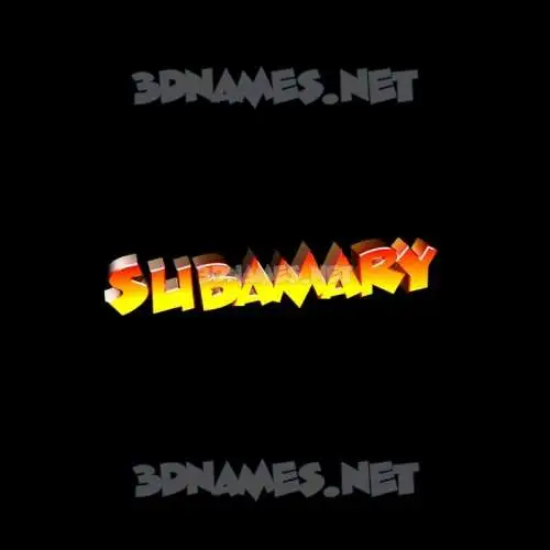 subamary in Black Background style - 3D name wallpaper subamary in Black Background style - 3D name wallpaper