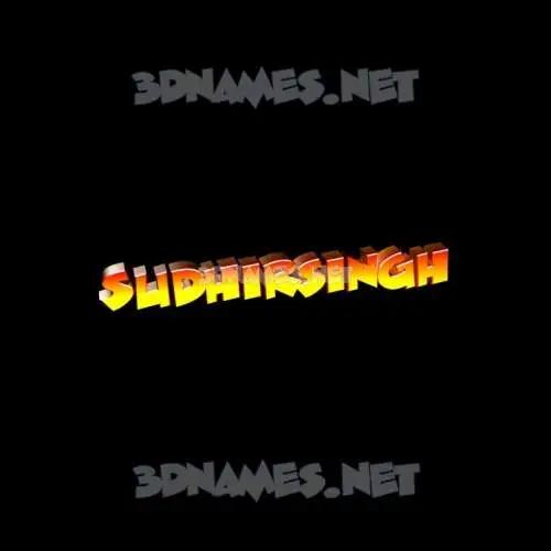 sudhirsingh in Black Background style - 3D name wallpaper