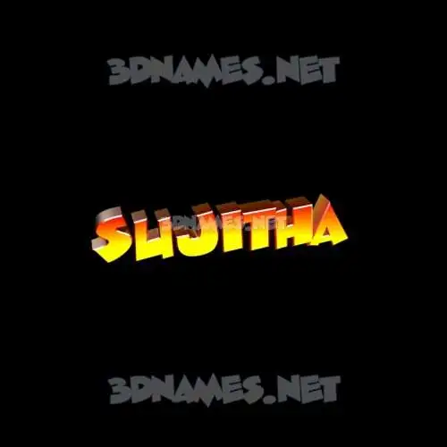 sujitha in Black Background style - 3D name wallpaper sujitha in Black Background style - 3D name wallpaper
