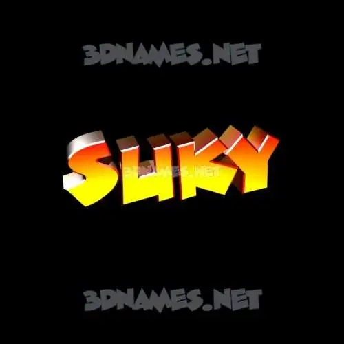 suky in Black Background style - 3D name wallpaper suky in Black Background style - 3D name wallpaper