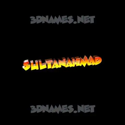 sultanahmad in Black Background style - 3D name wallpaper sultanahmad in Black Background style - 3D name wallpaper