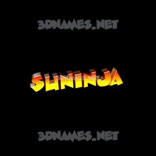 suninja in Black Background style - 3D name wallpaper suninja in Black Background style - 3D name wallpaper