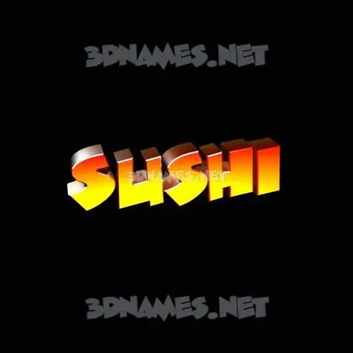 sushi in Black Background style - 3D name wallpaper sushi in Black Background style - 3D name wallpaper