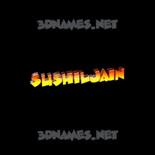 sushiljain in Black Background style - 3D name wallpaper sushiljain in Black Background style - 3D name wallpaper