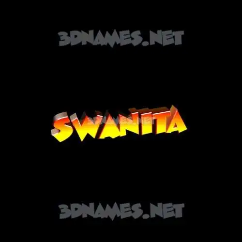 swanita in Black Background style - 3D name wallpaper swanita in Black Background style - 3D name wallpaper