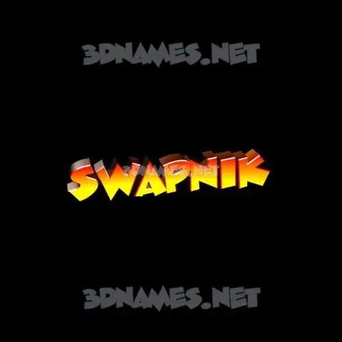 swapnik in Black Background style - 3D name wallpaper swapnik in Black Background style - 3D name wallpaper