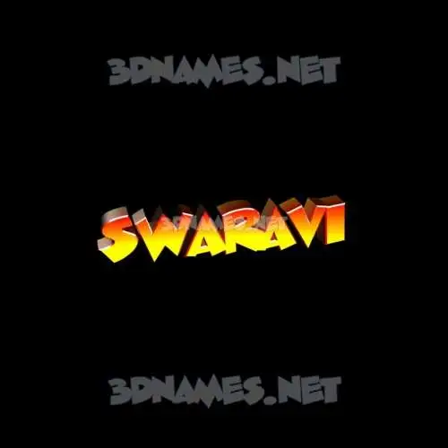 swaravi in Black Background style - 3D name wallpaper swaravi in Black Background style - 3D name wallpaper