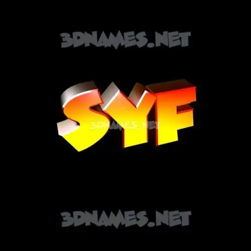 syf in Black Background style - 3D name wallpaper syf in Black Background style - 3D name wallpaper