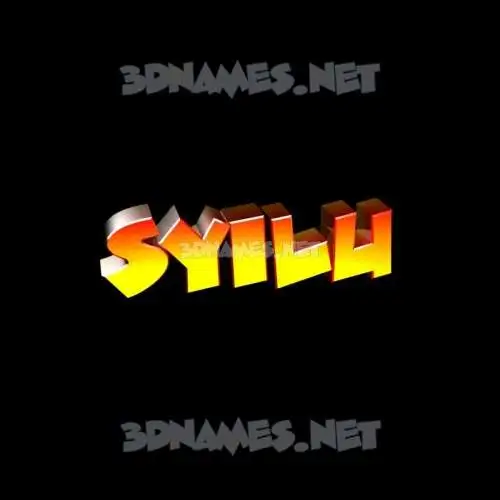 syilu in Black Background style - 3D name wallpaper syilu in Black Background style - 3D name wallpaper