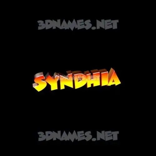 syndhia in Black Background style - 3D name wallpaper syndhia in Black Background style - 3D name wallpaper