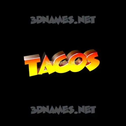 tacos in Black Background style - 3D name wallpaper tacos in Black Background style - 3D name wallpaper