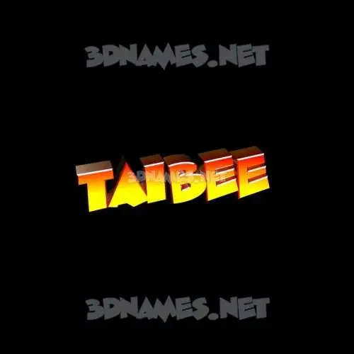 taibee in Black Background style - 3D name wallpaper taibee in Black Background style - 3D name wallpaper