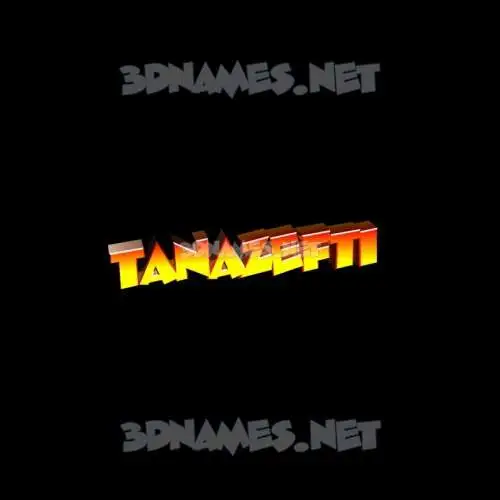 tanazefti in Black Background style - 3D name wallpaper tanazefti in Black Background style - 3D name wallpaper