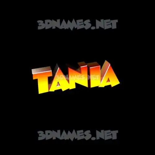 tania in Black Background style - 3D name wallpaper tania in Black Background style - 3D name wallpaper