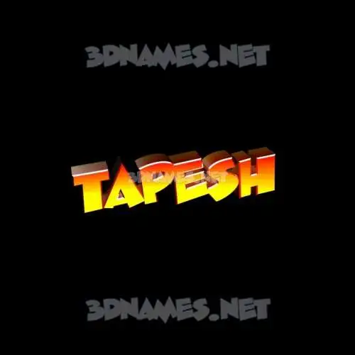 tapesh in Black Background style - 3D name wallpaper tapesh in Black Background style - 3D name wallpaper