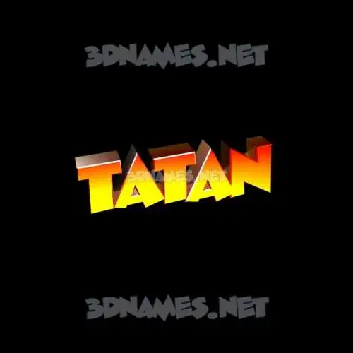 tatan in Black Background style - 3D name wallpaper tatan in Black Background style - 3D name wallpaper