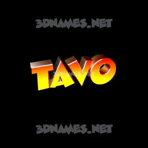 tavo in Black Background style - 3D name wallpaper tavo in Black Background style - 3D name wallpaper