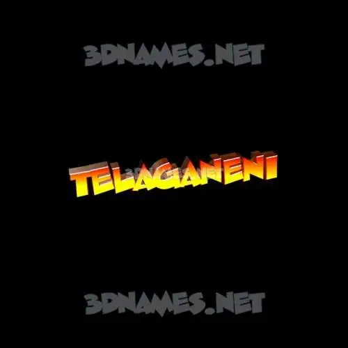 telaganeni in Black Background style - 3D name wallpaper