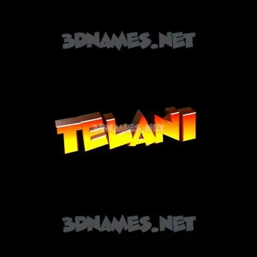 telani in Black Background style - 3D name wallpaper telani in Black Background style - 3D name wallpaper