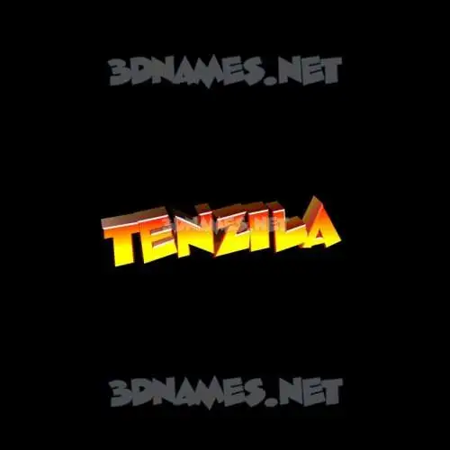 tenzila in Black Background style - 3D name wallpaper tenzila in Black Background style - 3D name wallpaper