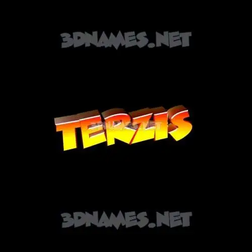 terzis in Black Background style - 3D name wallpaper terzis in Black Background style - 3D name wallpaper