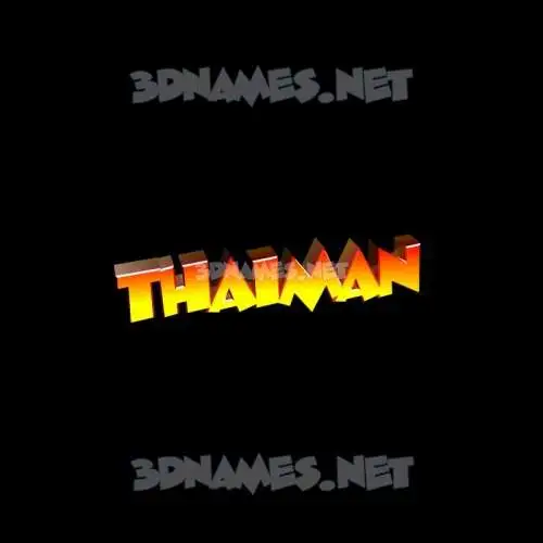 thaiman in Black Background style - 3D name wallpaper thaiman in Black Background style - 3D name wallpaper