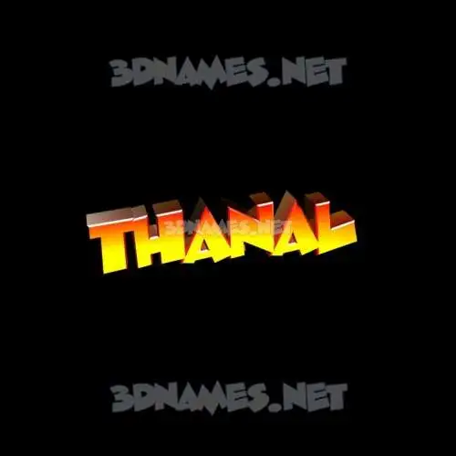 thanal in Black Background style - 3D name wallpaper thanal in Black Background style - 3D name wallpaper
